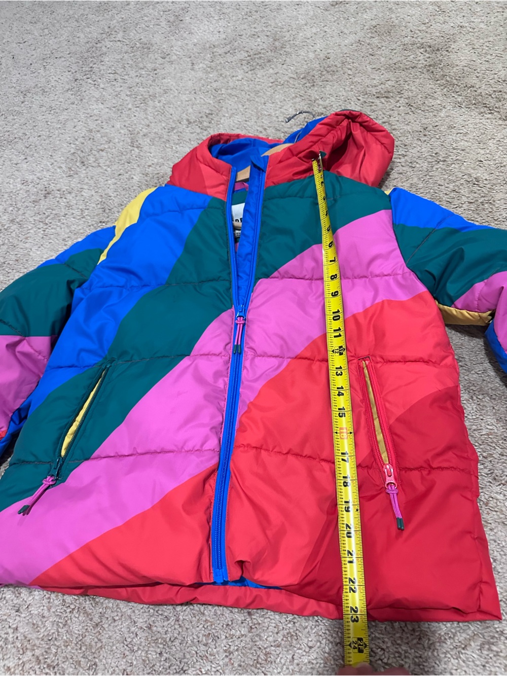 Boden Hooded puffer coat - Size 4 - Picture 12 of 16